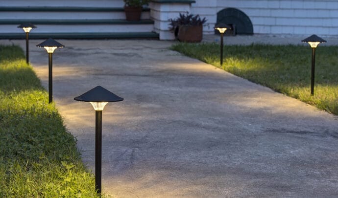 Iluminación para el jardín